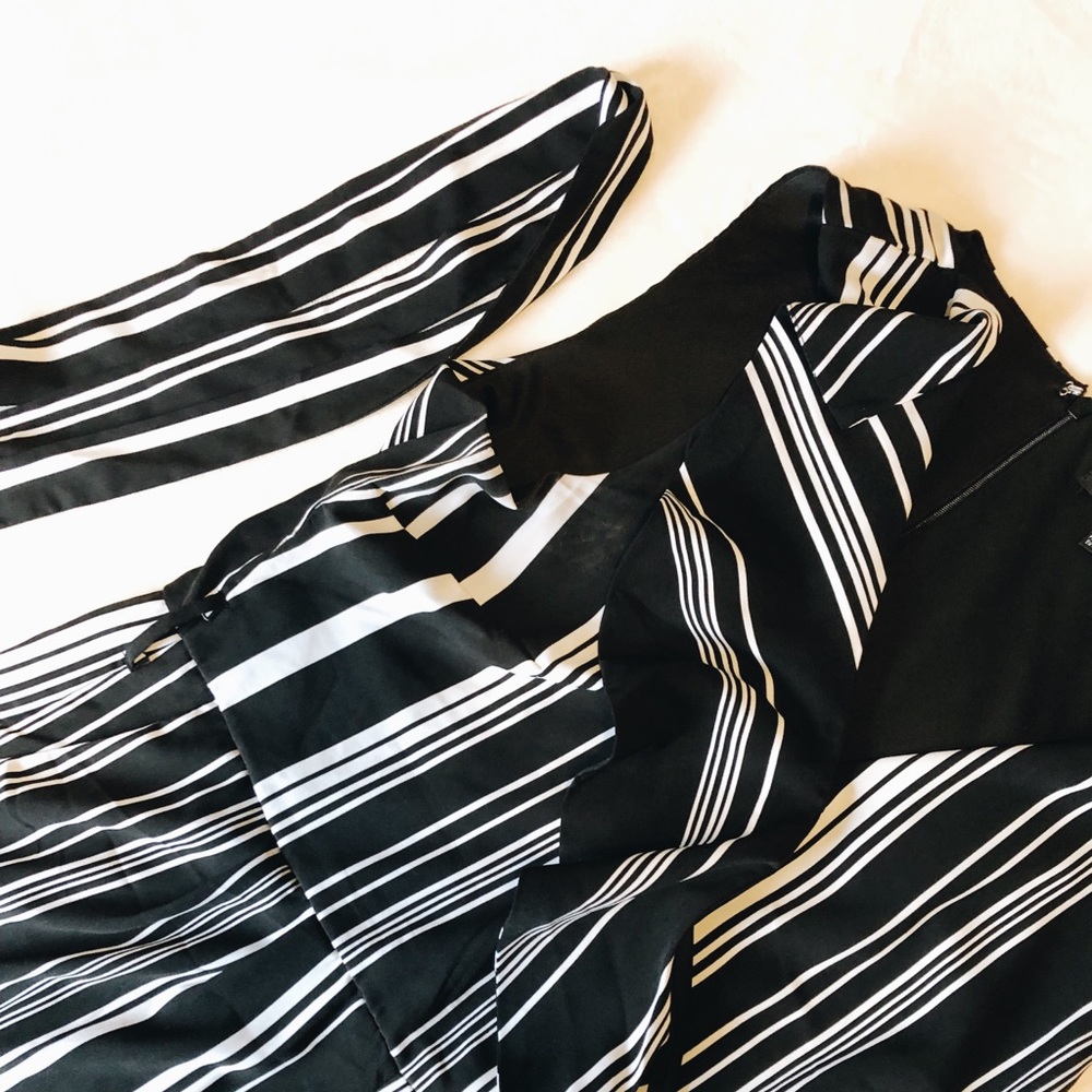 Black and white Spense jumpsuit. (Size 14)